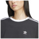 Adidas Γυναικεία κοντομάνικη μπλούζα Adicolor Classics 3-Stripes Loose Crop Tee
